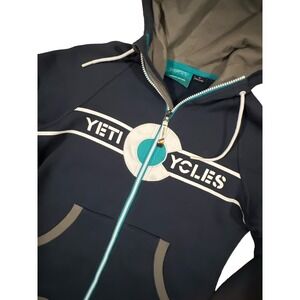 Yeti Cycling Womens Full Zip Hoodie Sweatshirt Size MEDIUM